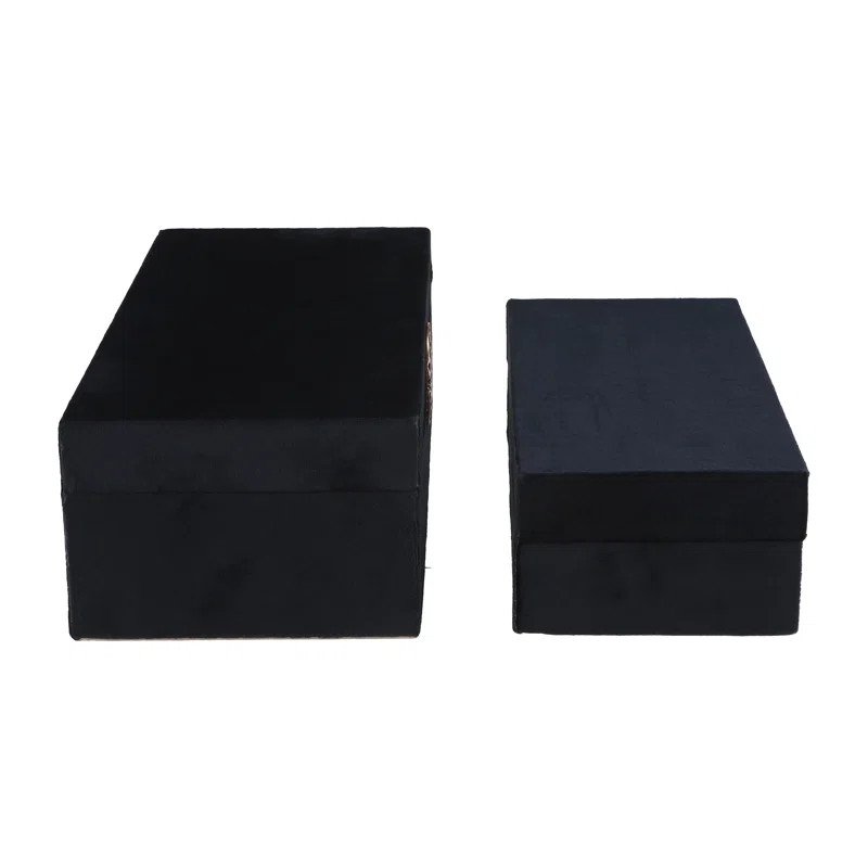 Mariam 2 Piece Wood Boxes Set | Wayfair North America