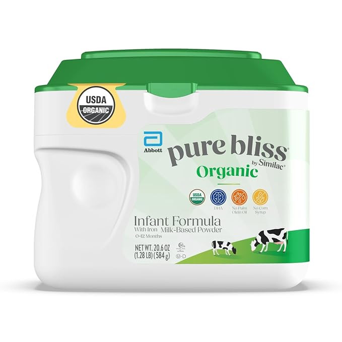 Pure Bliss by Similac Organic* Infant Formula, Easy to Digest, USDA-Certified Organic, Powder, 20... | Amazon (US)