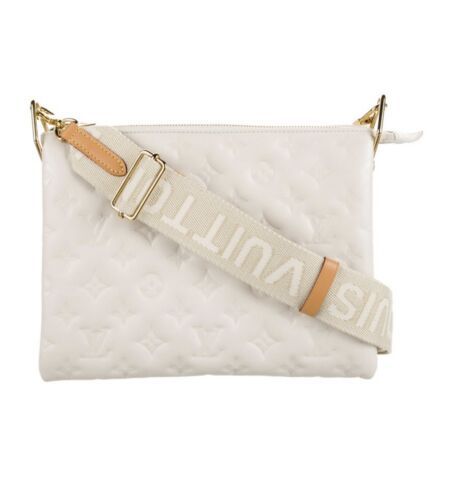 Louis Vuitton Cream Coussin PM Monogram Embossed Lambskin Bag New In Box  | eBay | eBay US