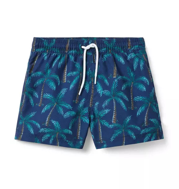 Recycled Palm Swim Trunk | Janie and Jack