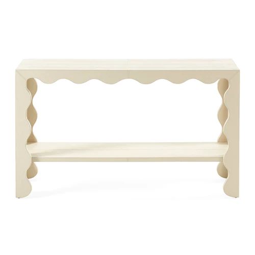 Flow Leather Console | Jonathan Adler