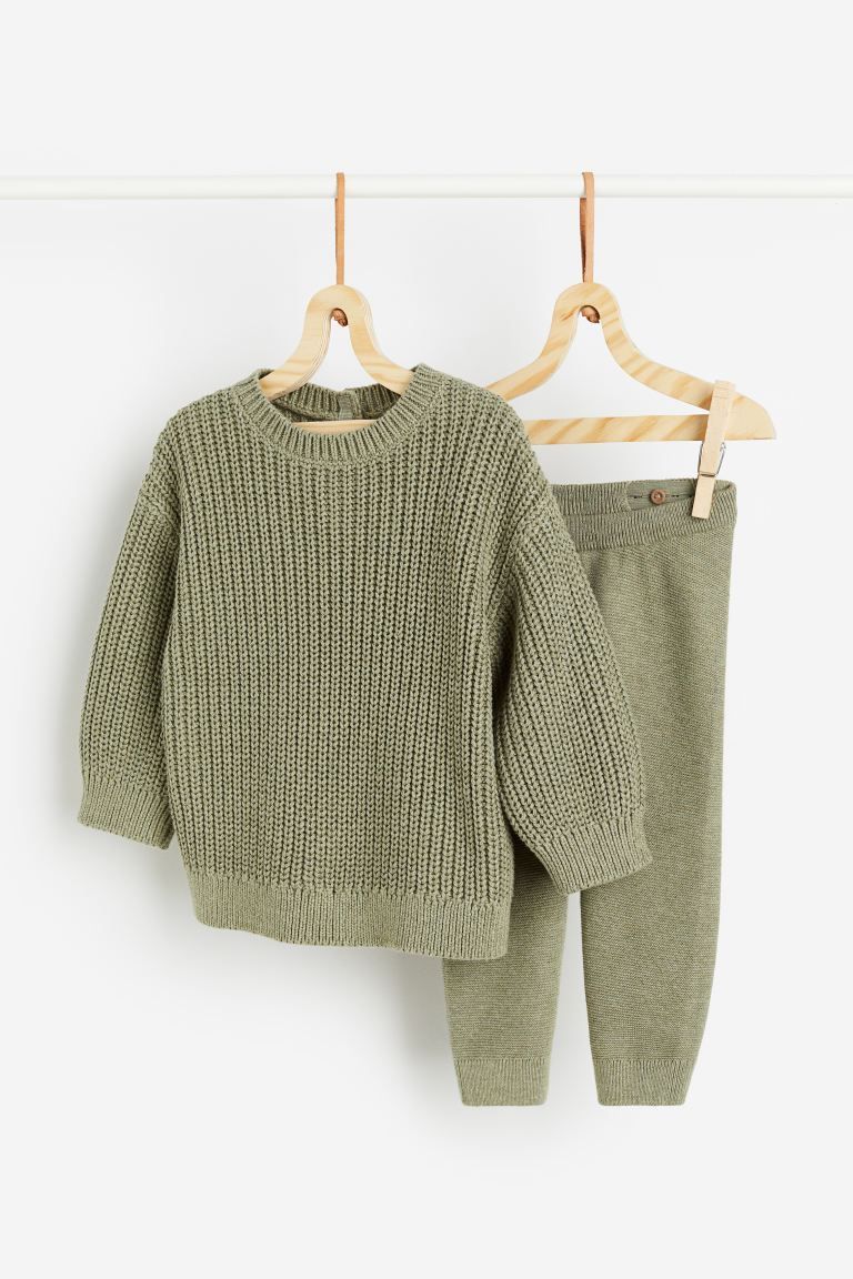 2-piece knitted set | H&M (UK, MY, IN, SG, PH, TW, HK)