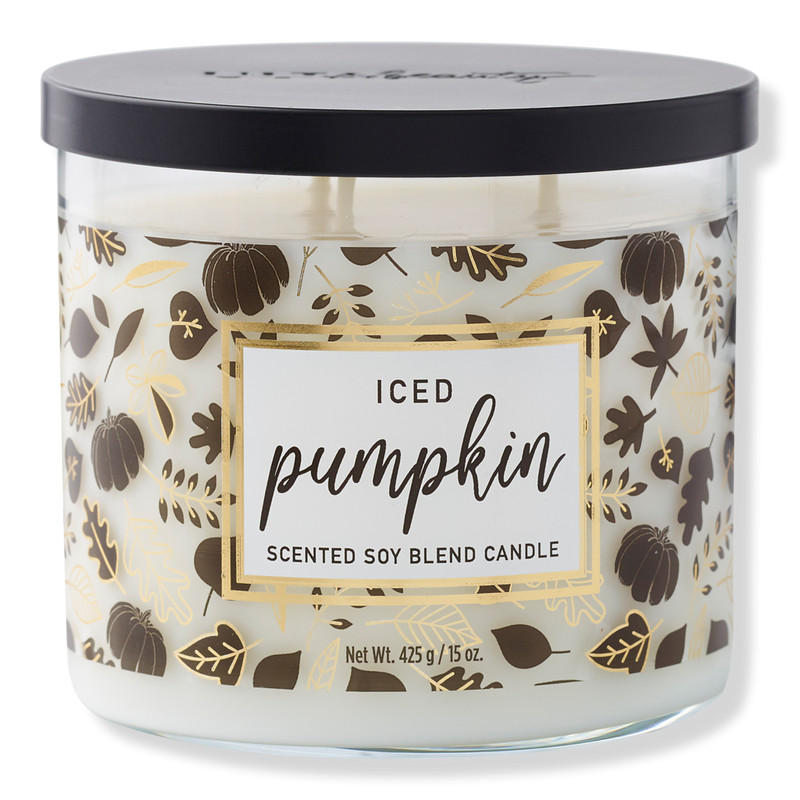 ULTA Iced Pumpkin Scented Soy Blend Candle | Ulta Beauty | Ulta