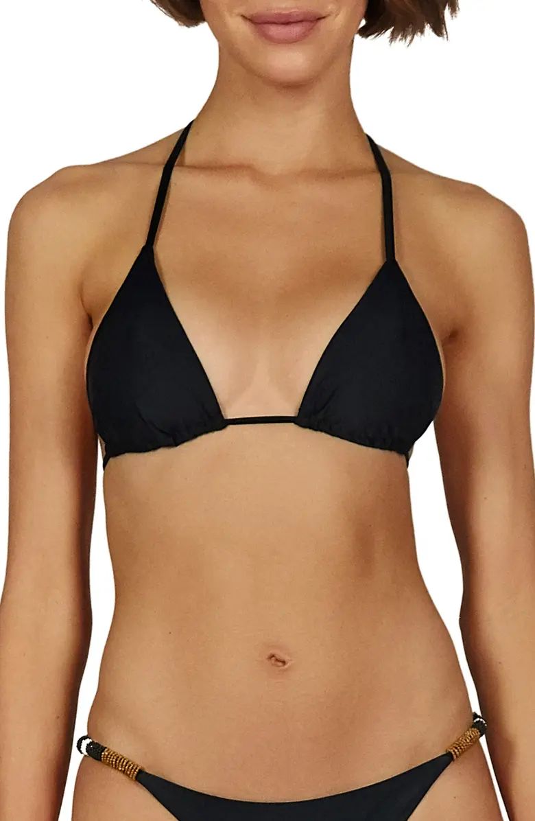 Ella Beaded Triangle Bikini Top | Nordstrom