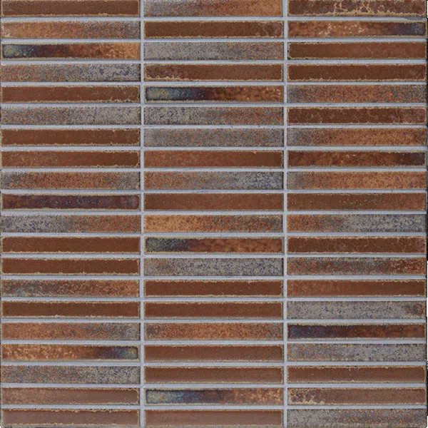 Yohen Border 0.49" x 4" Ceramic Mosaic Wall Tile | Perigold