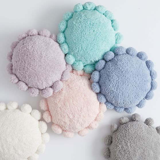 Cozy Pom Pillow | Pottery Barn Teen