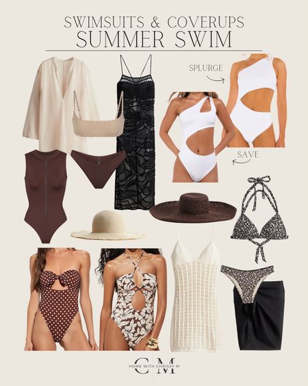 Summer Swimwear / Summer Swimsuits / Swim Coverups / Summer Outfits / Vacation Outfits / Summer Hats / Revolve / H&M / JCrew / Skims

#LTKU #LTKSwim #LTKStyleTip