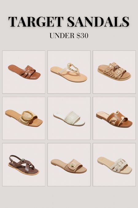 Target sandals under $30!

#LTKFindsUnder100 #LTKStyleTip #LTKFindsUnder50