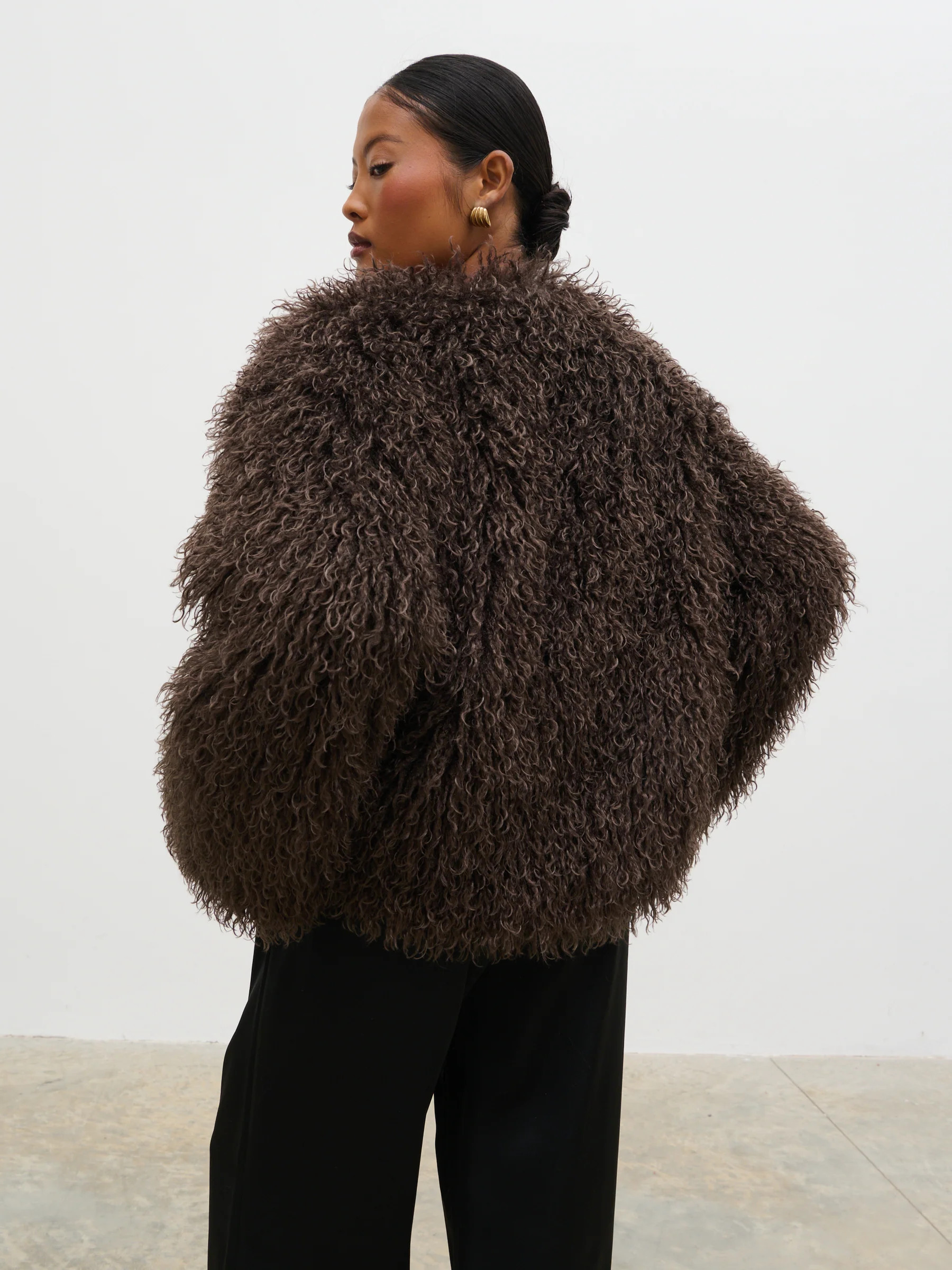 Irie Shaggy Short Faux Fur Coat | Pretty Lavish (UK)