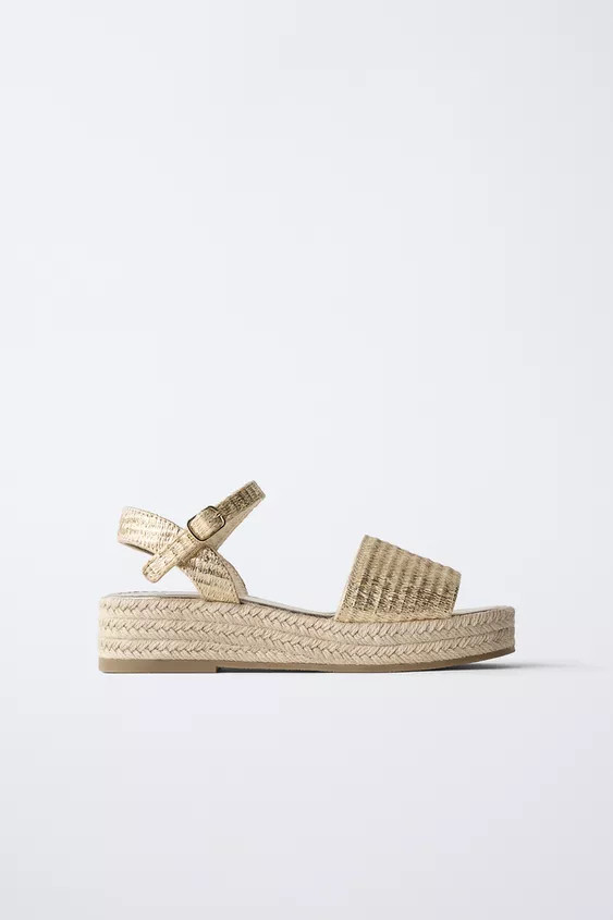 JUTE SANDALS | Zara UK