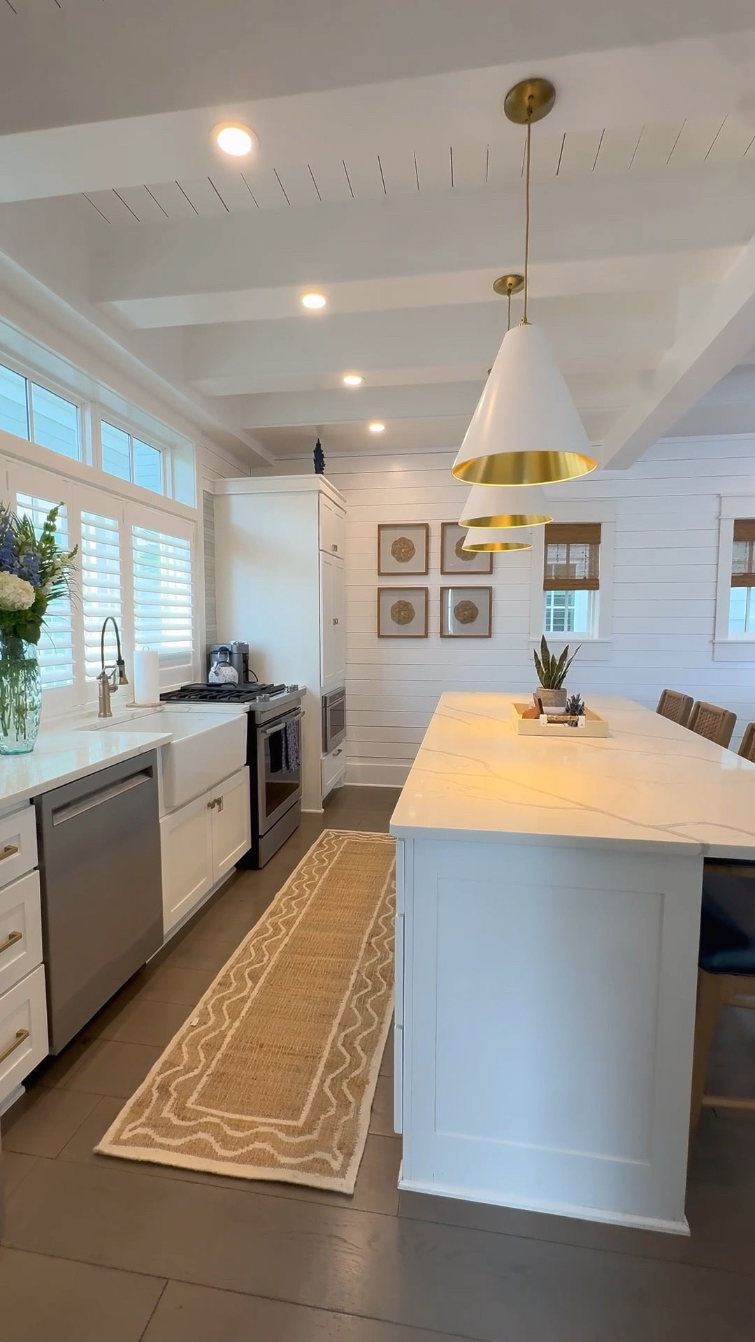 Walk on style 🌊 This Birch Lane runner adds that perfect coastal-chic touch to the kitchen!  

#LTKHome