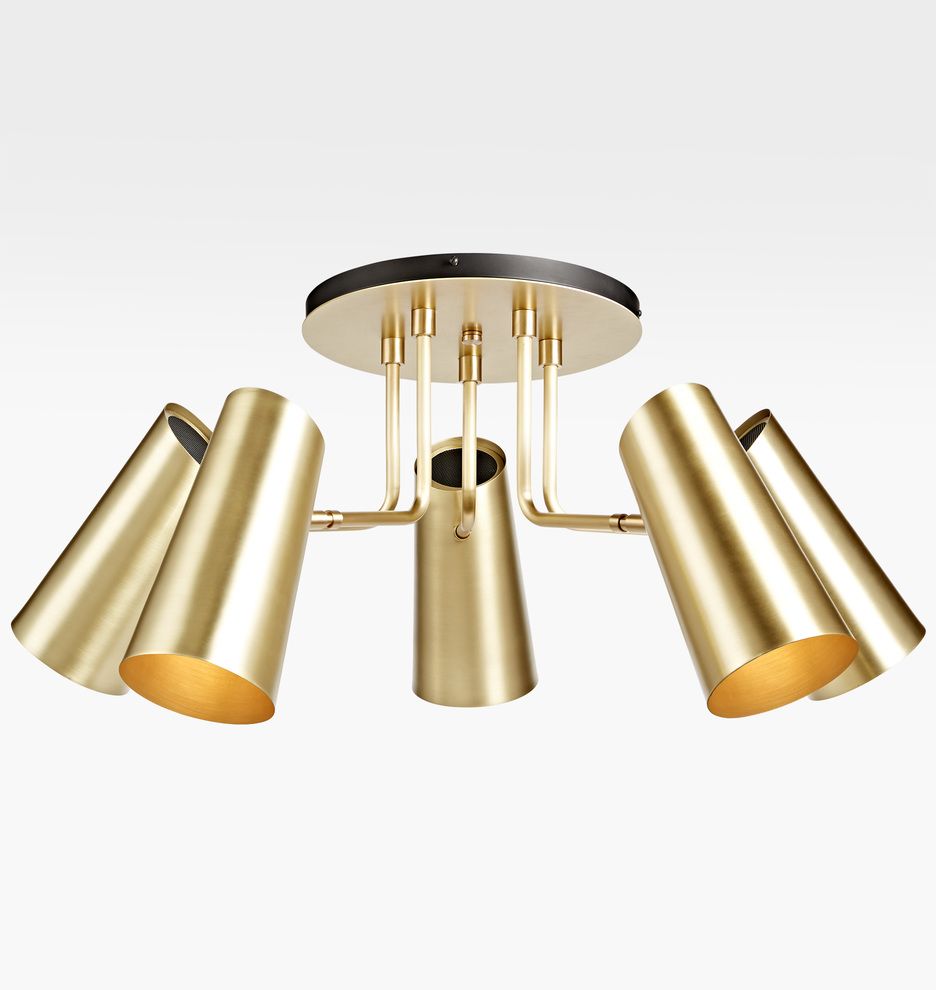 Cypress 5-Arm Semi-Flush Fixture | Rejuvenation