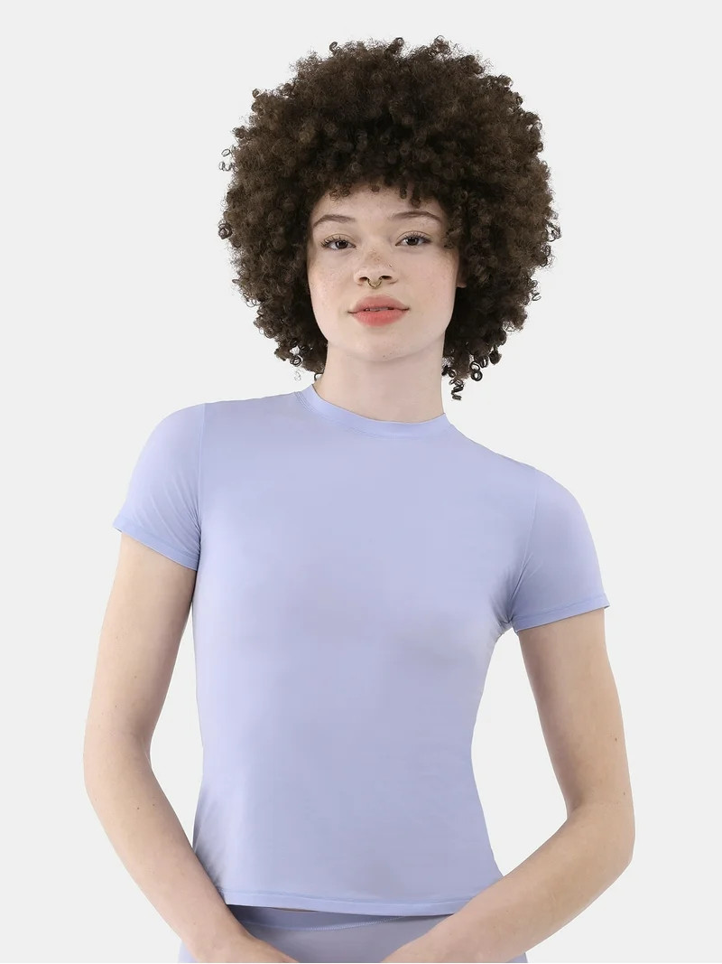 No Boundaries Fit Stretch Short Sleeve Tshirt, Sizes XS-3XL | Walmart (US)