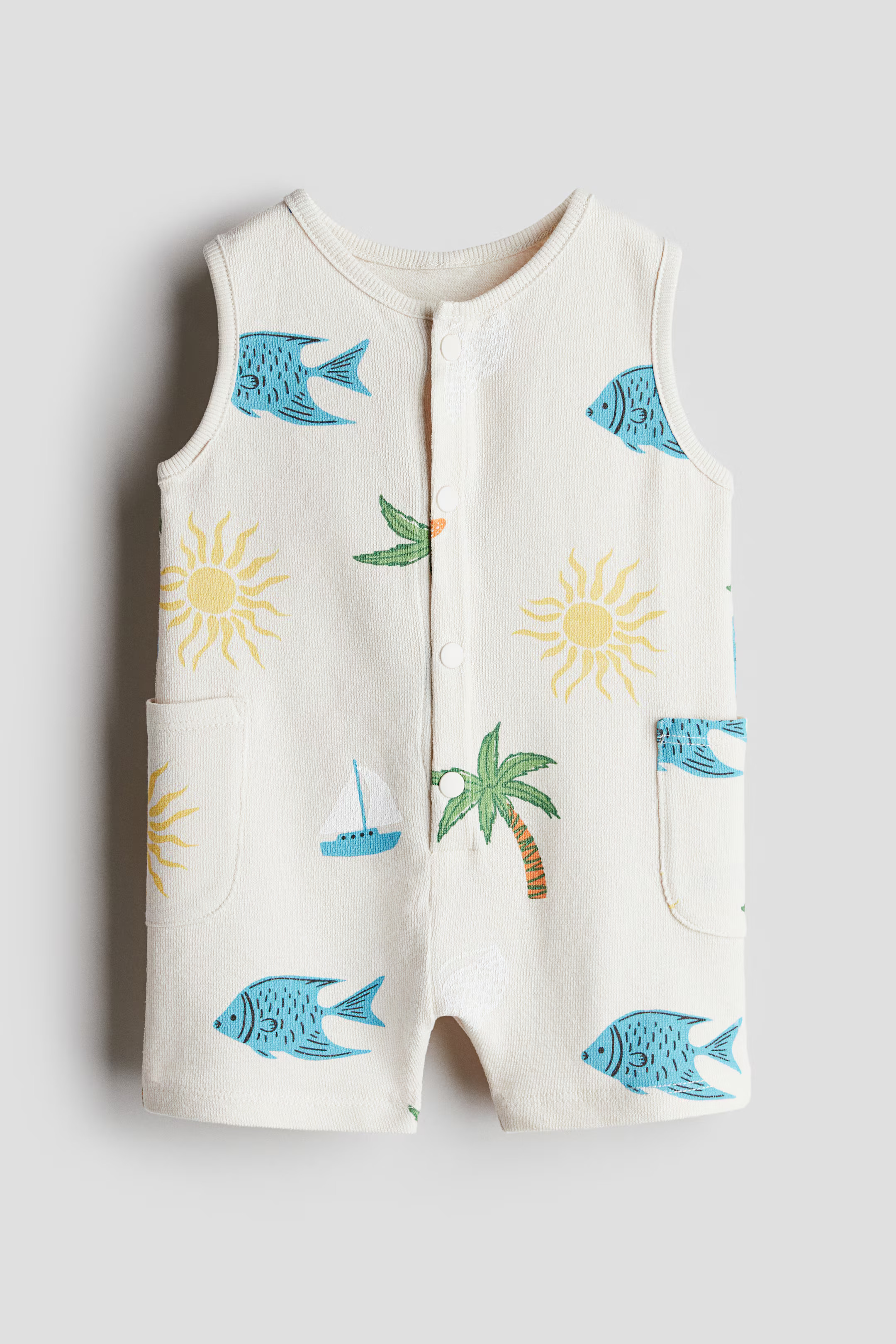 Terry romper suit | H&M (UK, MY, IN, SG, PH, TW, HK)