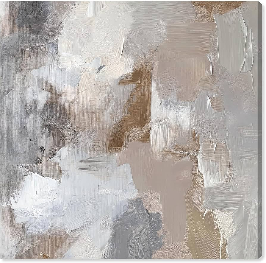 Art Remedy Faded Textured III Canvas Boho Minimalist, Gallery Wrapped, 40 x 40 | Amazon (US)
