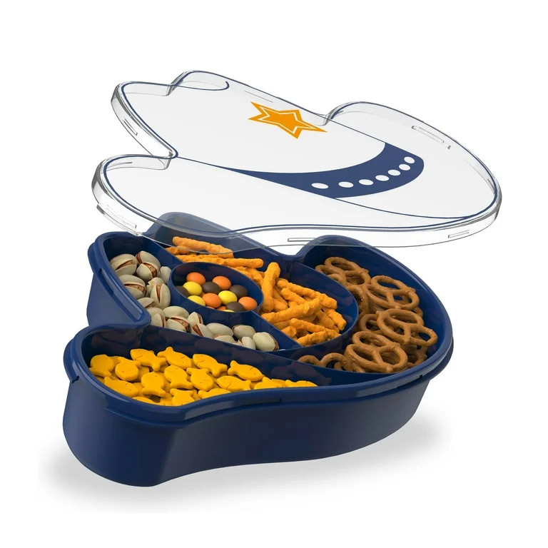 Cook With Color 5-Compartment Snack Box, Texas Cowboy Hat Shape | Walmart (US)