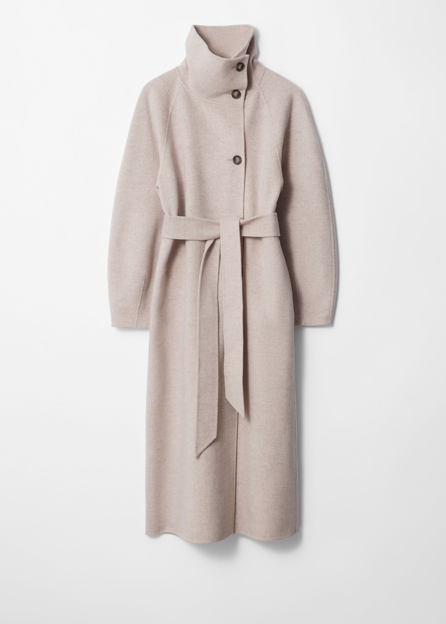 Wool-Blend Funnel-Collar Coat | & Other Stories US