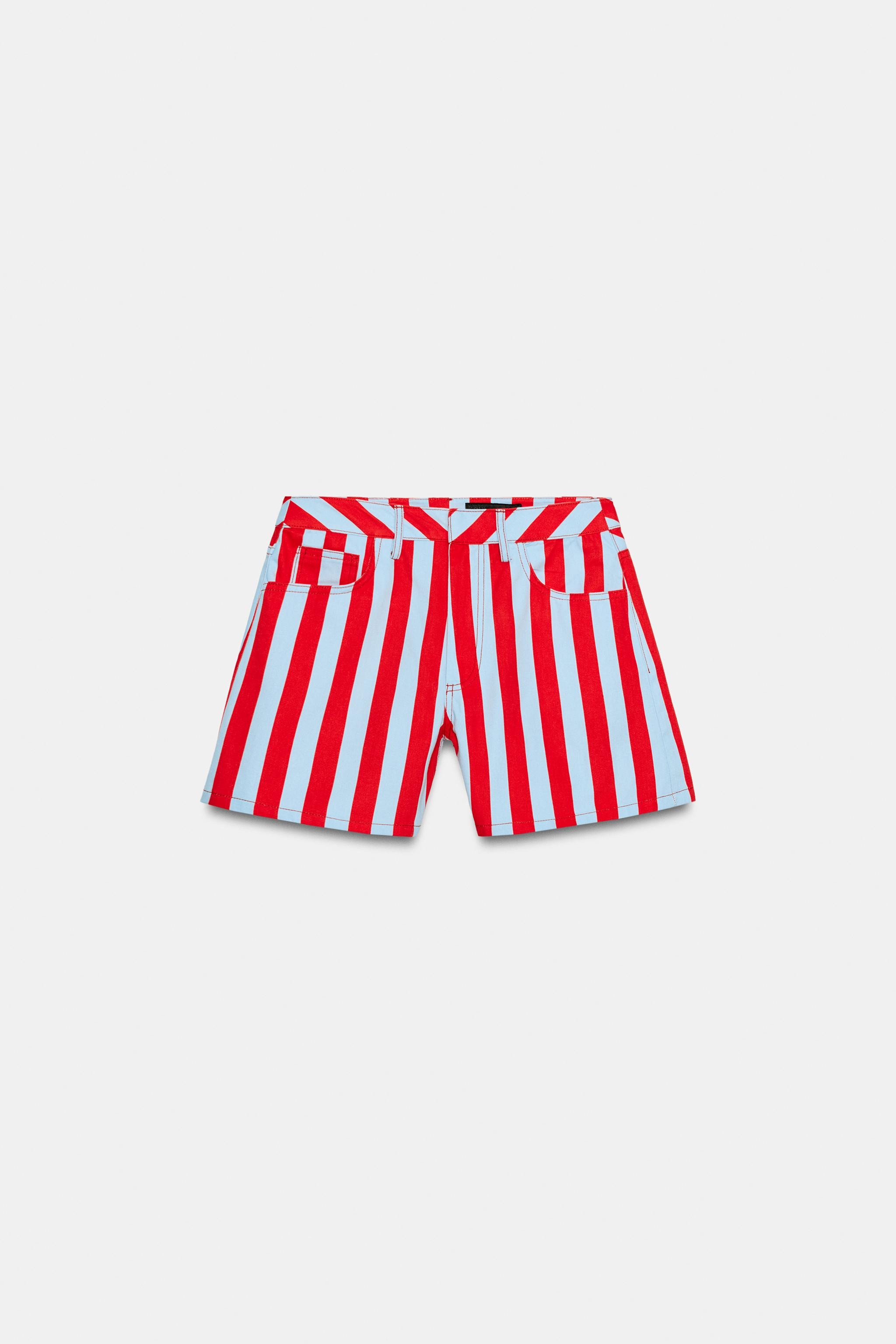STRIPED BERMUDA SHORTS | Zara US