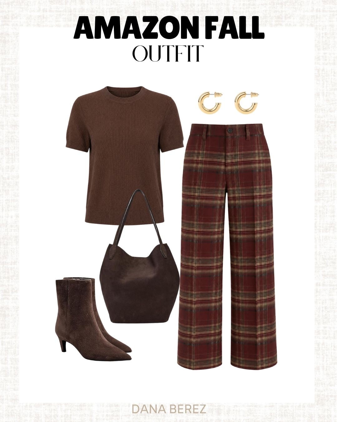 Amazon fall outfit perfection 🤎 Rich chocolate brown, plaid pants and sleek ankle boots make this such an easy elevated look for the season.

Amazon fall outfit, plaid pants, brown sweater, ankle boots, fall fashion, Amazon fashion, chocolate brown, autumn outfit, elevated casual, fall style

#LTKSeasonal #LTKMidsize #LTKWorkwear