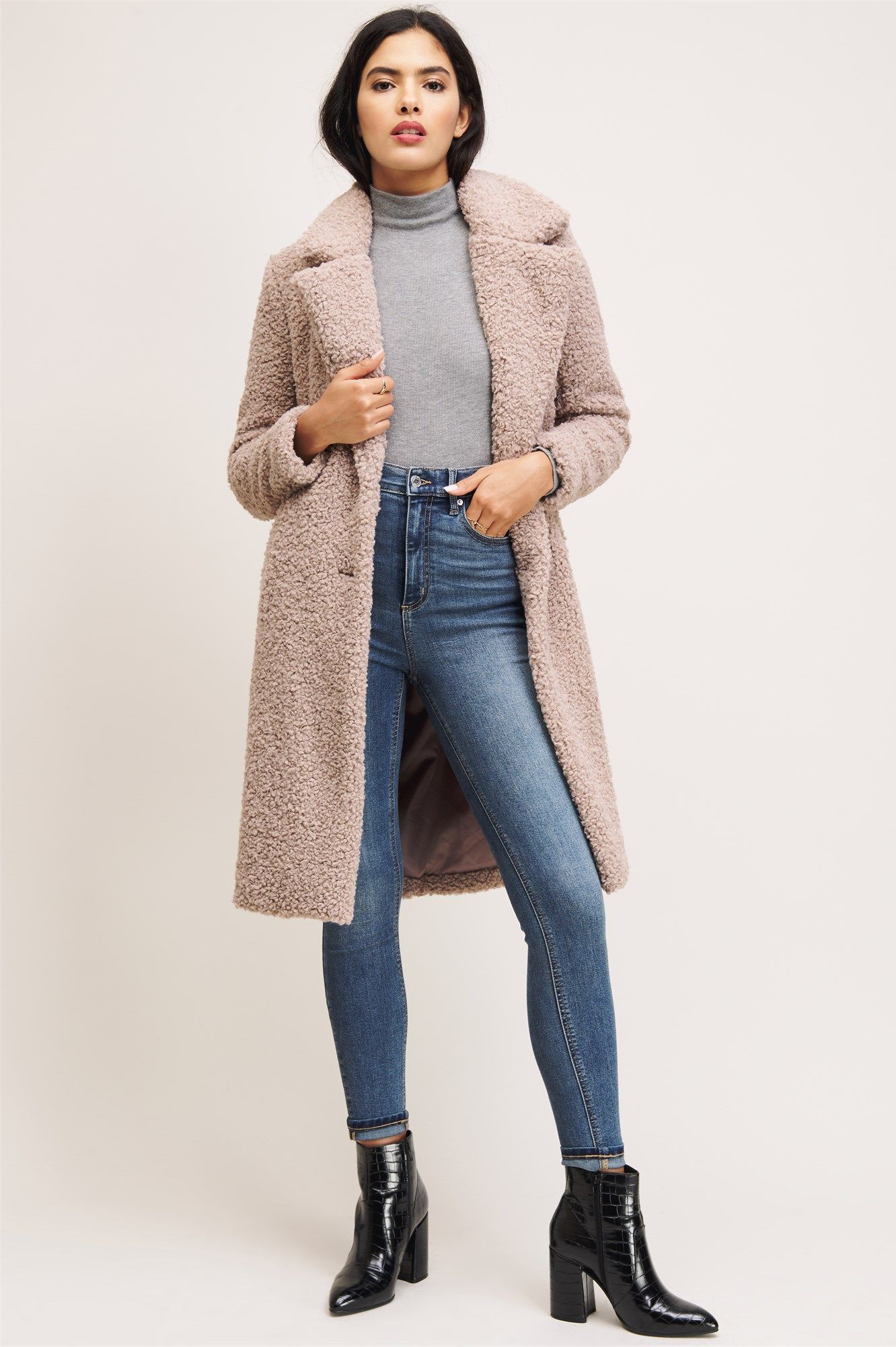 The Yorkville Sherpa Coat | Dynamite Clothing