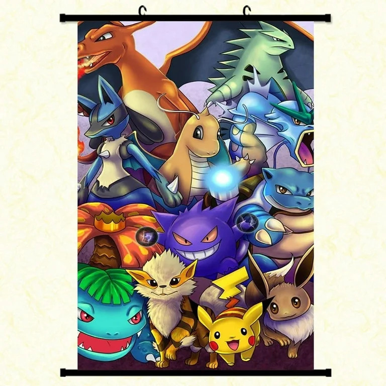 Anime Pikachu Poster HD Print Canvas Painting Wall Art For Living Room Bedroom Office Decor 11.8x... | Walmart (US)