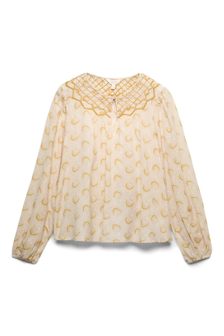 Embroidered Yoke Blouse (Women) | Nordstrom | Nordstrom
