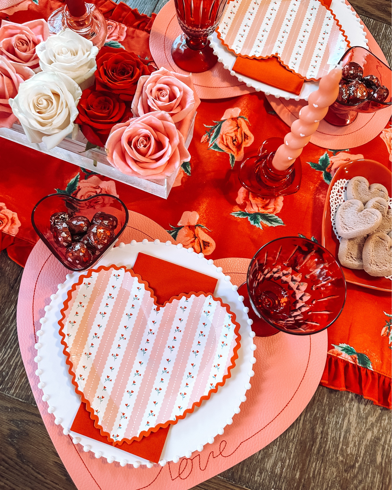 Linking everything I used for my Valentine’s/Galentine’s tablescape 💕❤️🍾🪩🌹

#LTKHome #LTKParties #LTKSeasonal