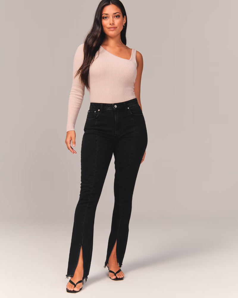 Curve Love High Rise Skinny Jeans | Abercrombie & Fitch (US)