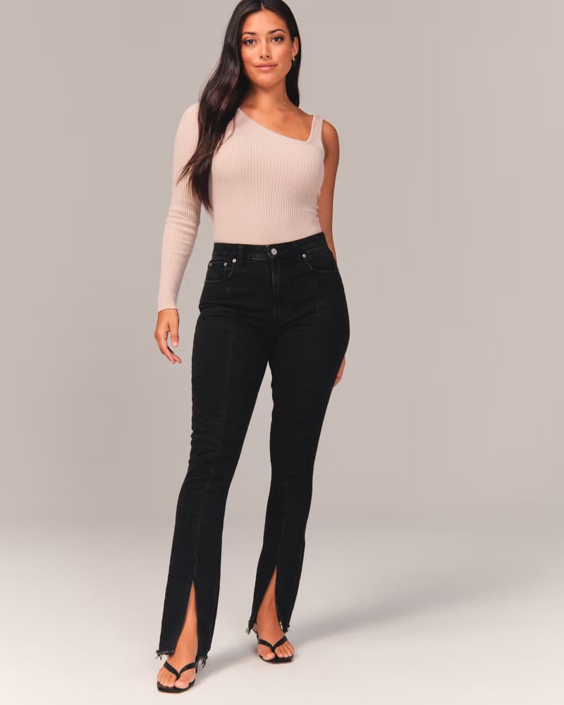 Women's Curve Love High Rise Skinny Jean | Women's Clearance | Abercrombie.com | Abercrombie & Fitch (US)