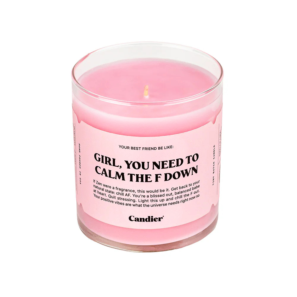 CALM THE F DOWN CANDLE | Candier by Ryan Porter
