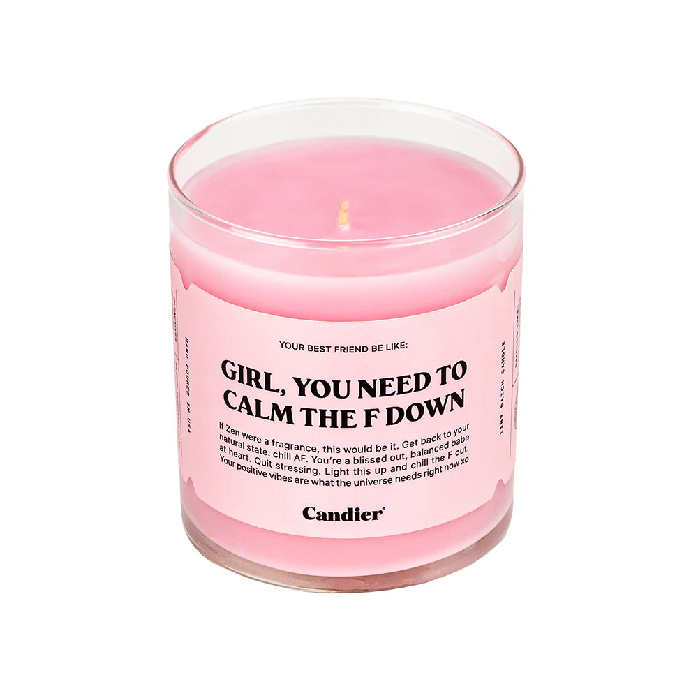 CALM THE F DOWN CANDLE | Candier by Ryan Porter