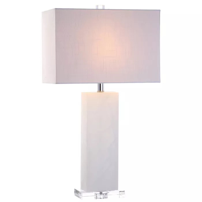 27" Tiggie Alabaster Table Lamp (Includes LED Light Bulb) White - JONATHAN Y | Target