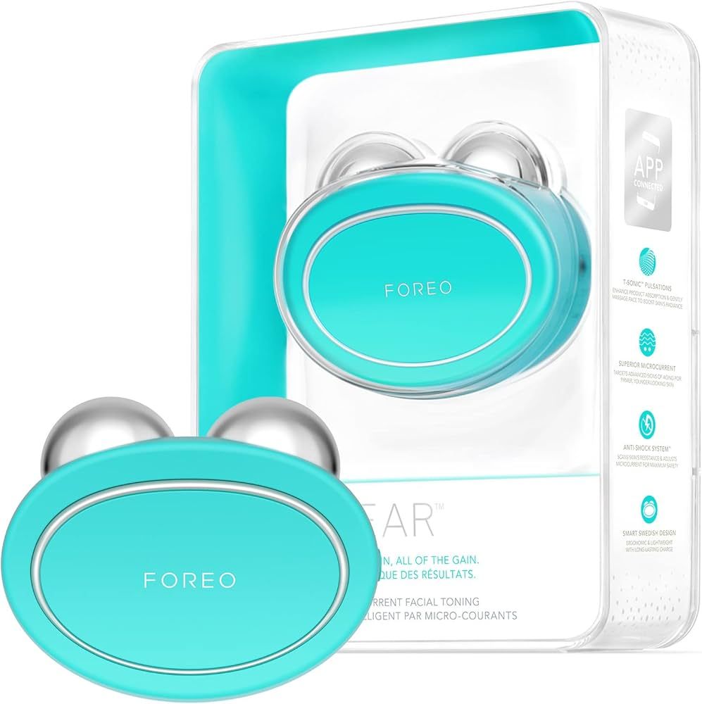 FOREO Bear Microcurrent Facial Device - Face Sculpting Tool - Instant Face Lift - Firm & Contour ... | Amazon (US)