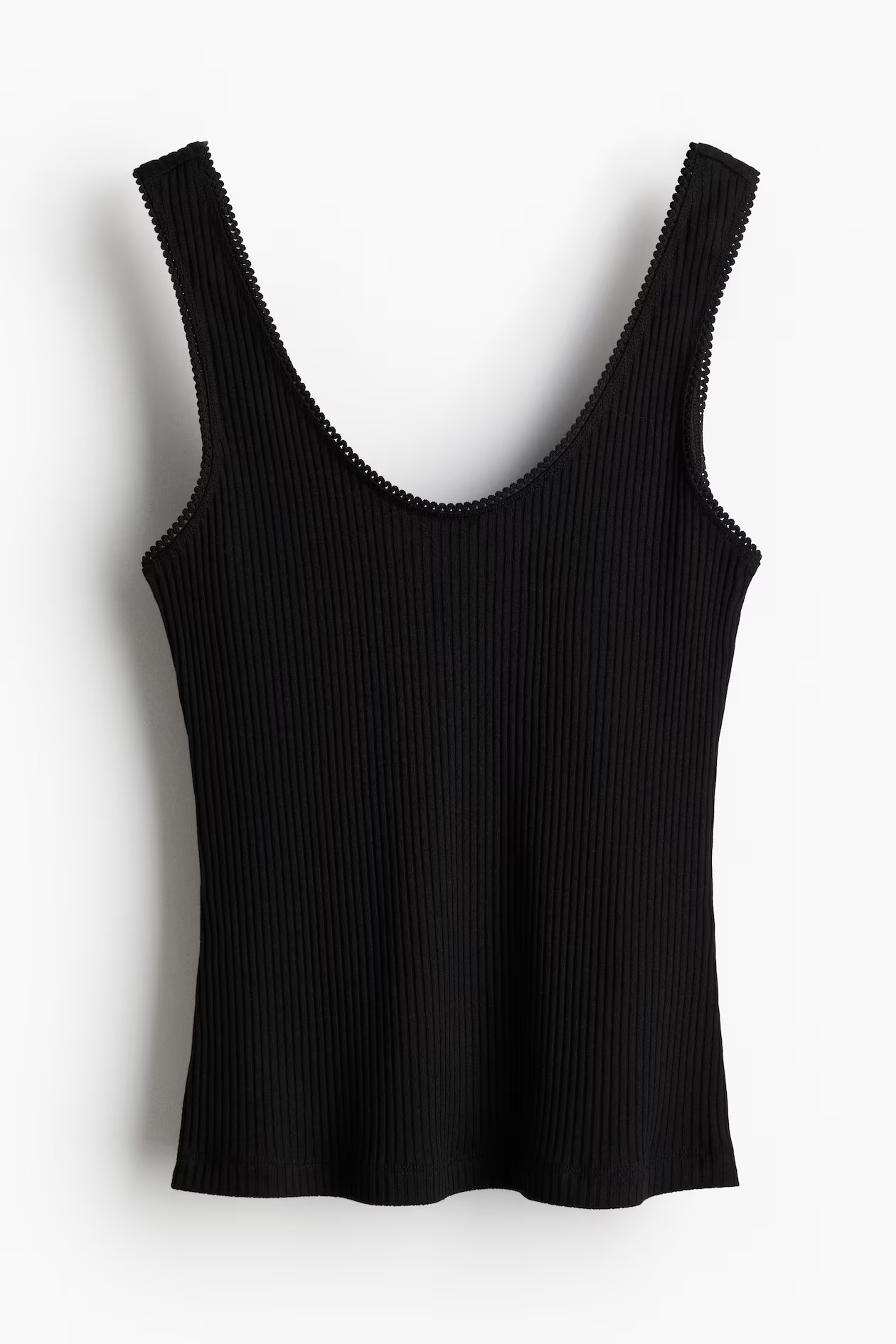 Top de tirantes en canalé | H&M (FR, IT, ES, PT, BE)