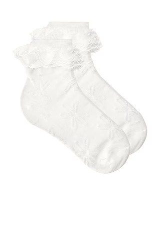 Lovers and Friends Anna Socks in White from Revolve.com | Revolve Clothing (Global)