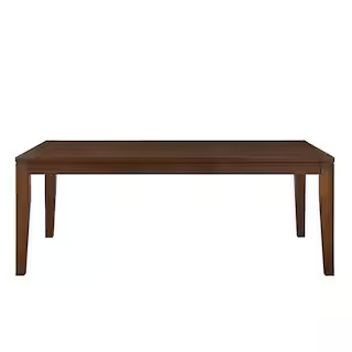 Stratford Walnut 78 in. Extendable Dining Table | The Home Depot