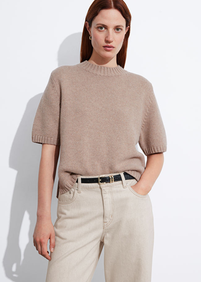 Merino-Blend Knit T-Shirt | & Other Stories US