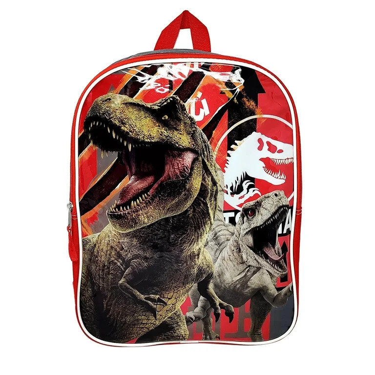 Jurassic World Backpack 15" Tyrannosaurus Rex T-Rex Dinosaurs | Walmart (US)