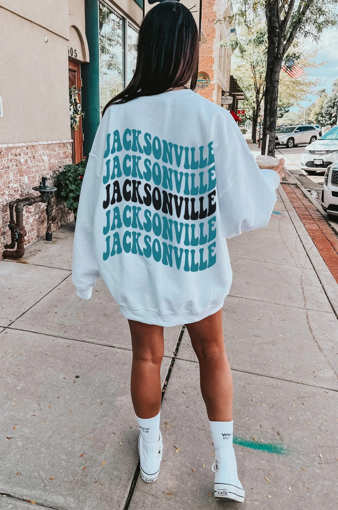 Funky Jacksonville Sweatshirt Unisex Funky Jacksonville Crewneck DUUUVAL Sweatshirt Trendy Aesthe... | Etsy (US)