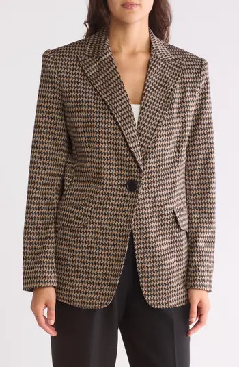 Houndstooth Knit Blazer | Nordstrom Rack