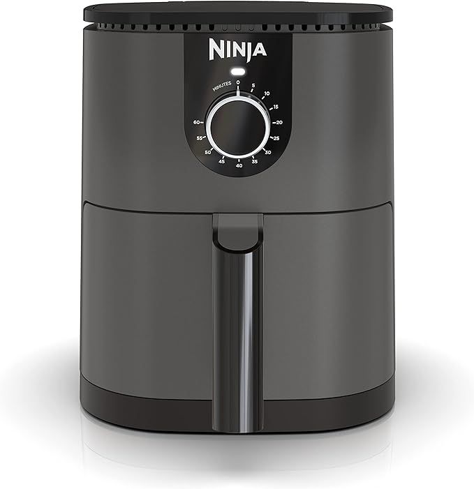 Ninja AF080 Mini Air Fryer, 2 Quarts Capacity, Compact, Nonstick, with Quick Set Timer, Grey | Amazon (US)