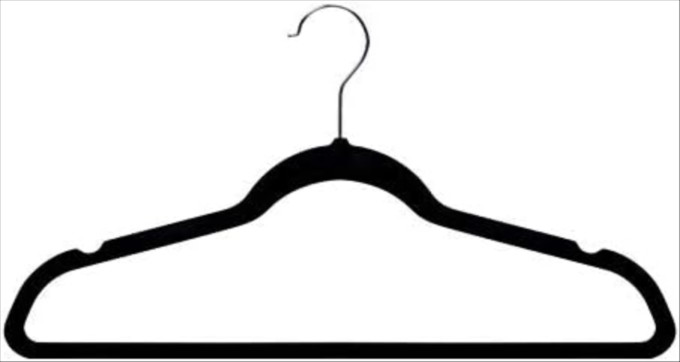 Click for more info about Amazon Basics Slim, Velvet, Non-Slip Clothes Suit Hangers, Black/Silver - Pack of 50