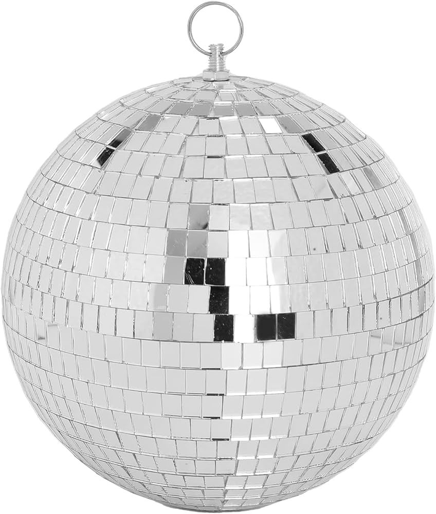 Mirror Ball, 8 inch Reflective Light Dance Disco Balls with Hanging Ring for DJ Club Party,Home D... | Amazon (US)