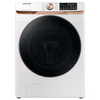 Samsung 5-cu ft High Efficiency Stackable Steam Cycle Smart Front-Load Washer ( Ivory ) ENERGY ST... | Lowe's