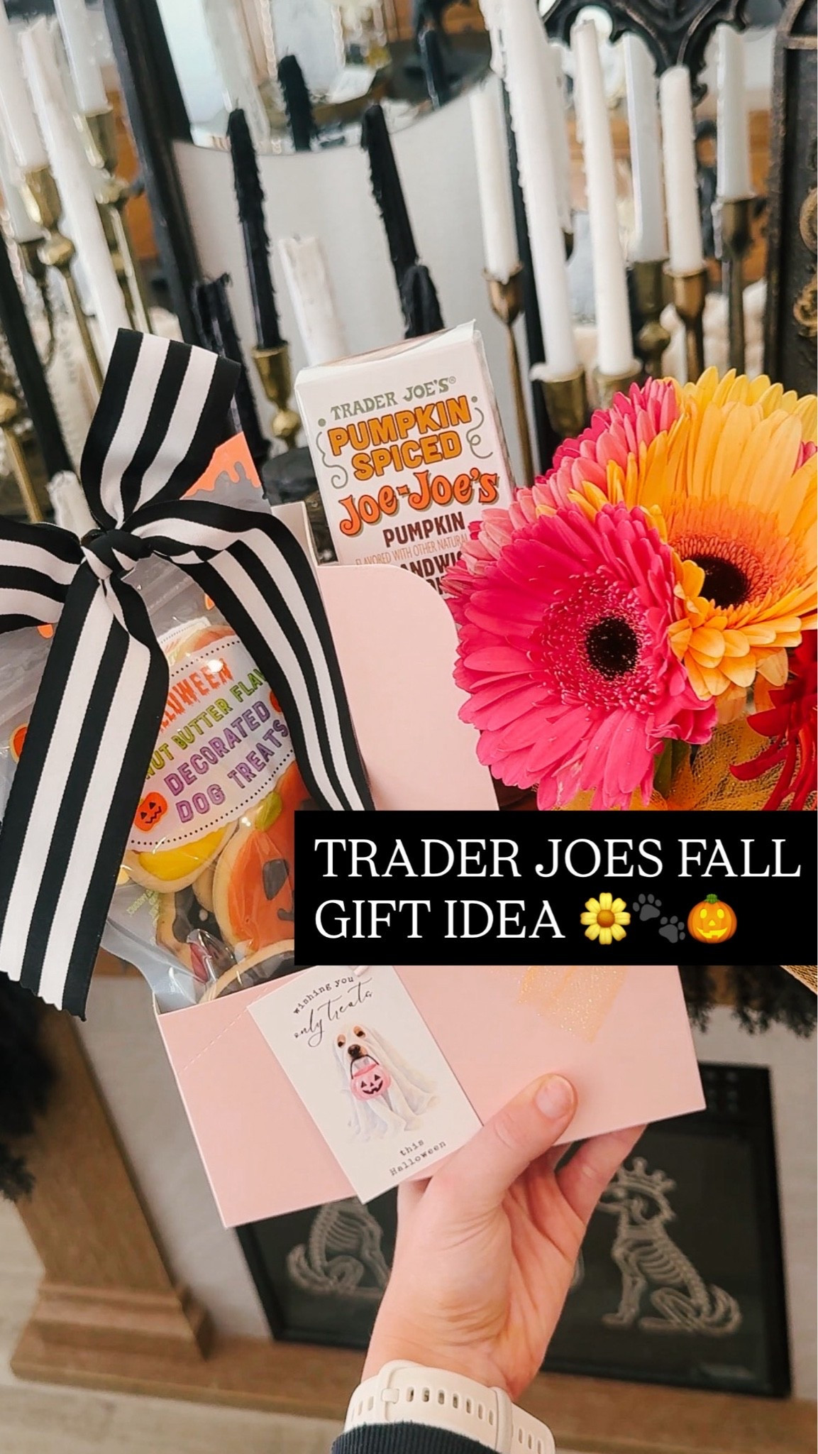 Links to the supplies I used to put together the Trader Joe’s drink carrier gifts