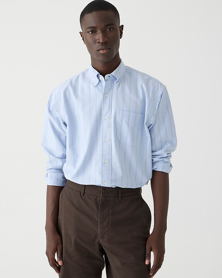 Giant-fit oxford shirt | J. Crew US