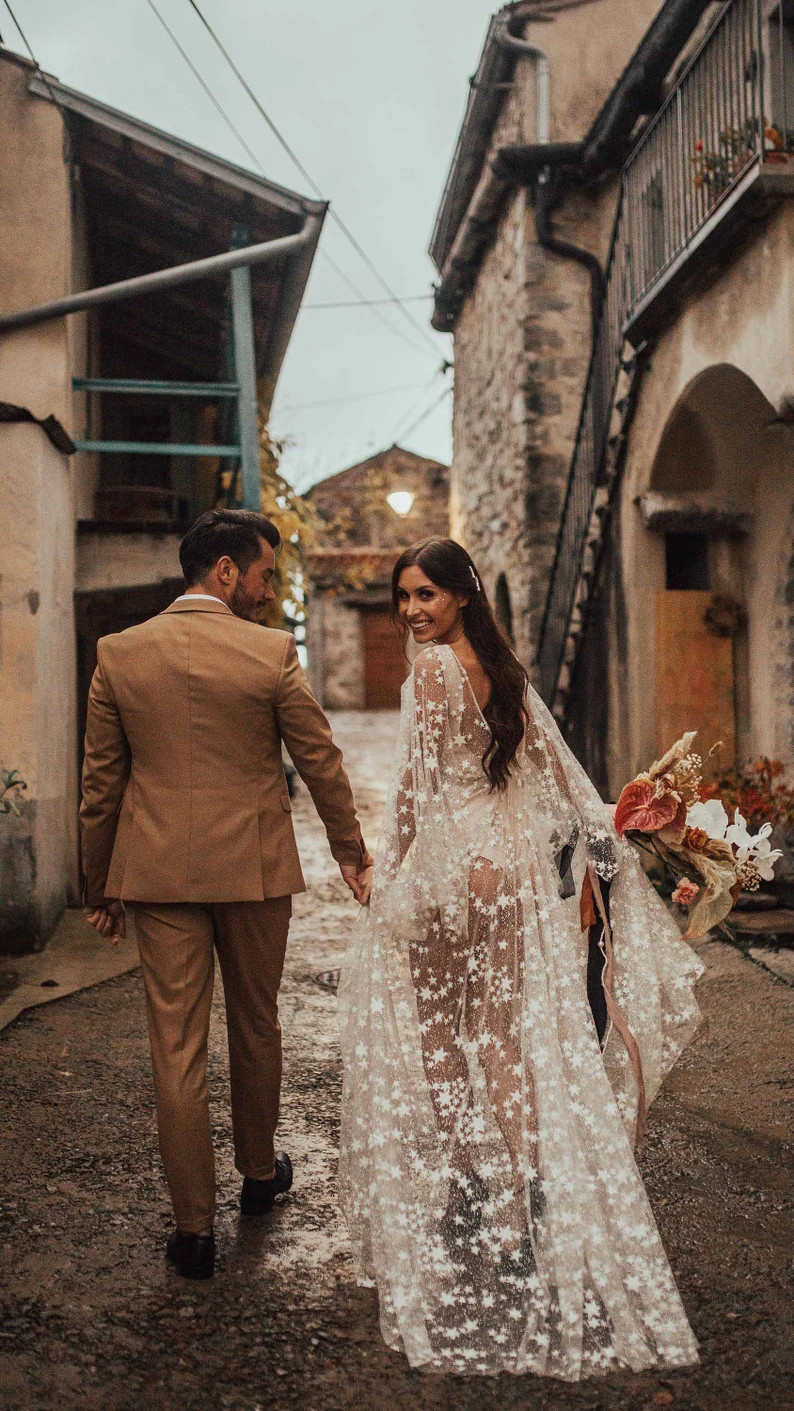 Counting Stars Boho Wedding Dress by Boom Blush. Unique | Etsy | Etsy (US)