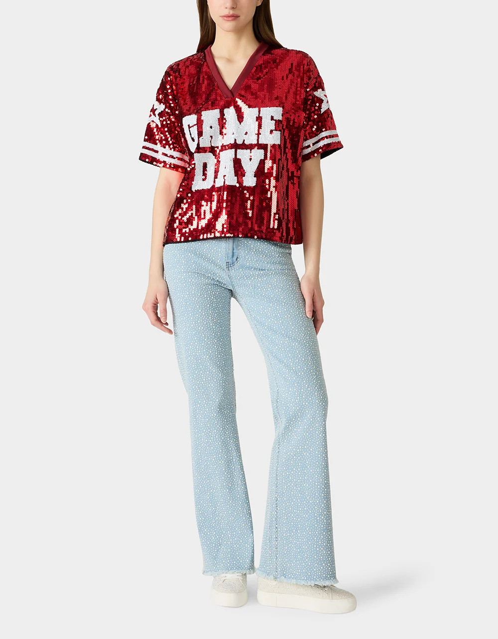 Game Day Jersey Red | Betsey Johnson