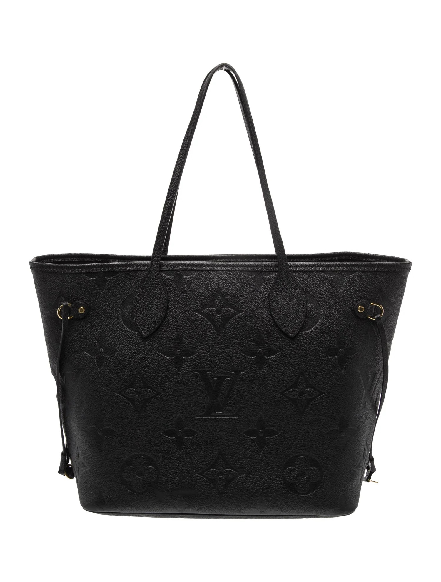 Louis Vuitton Monogram Giant Neverfull w/Pouch - Black Totes, Handbags - LOU1182434 | The RealRea... | The RealReal