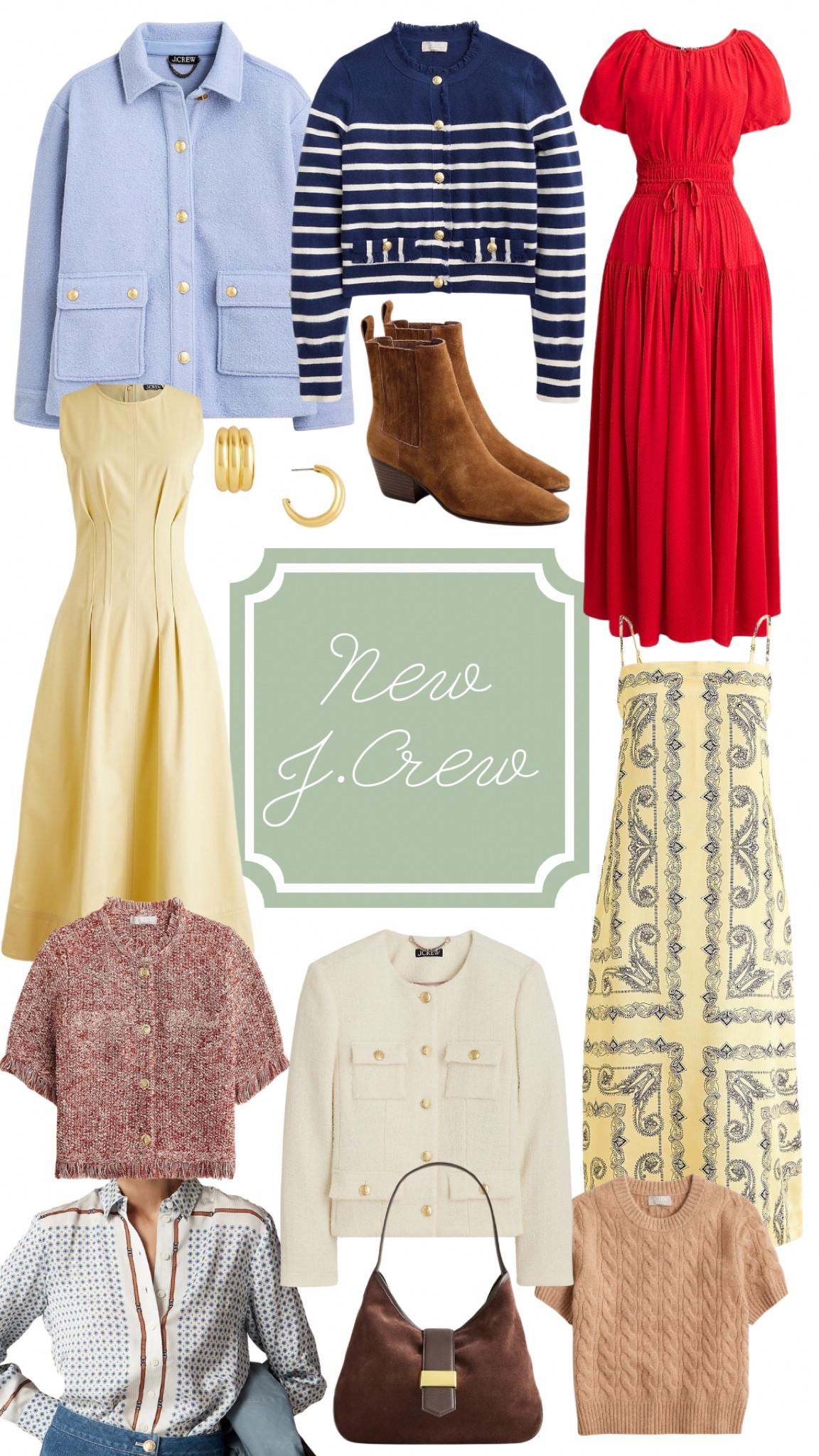 New J.Crew arrivals. Fall outfit. Fall dress. Pre/fall. Workwear. Fall boots fall handbags 
.
.
.
…. 

#LTKWorkwear #LTKShoeCrush #LTKStyleTip